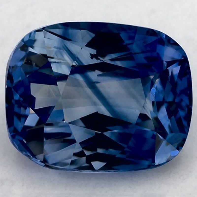 Szafir 3,66 ct, niebieski, szlif cushion