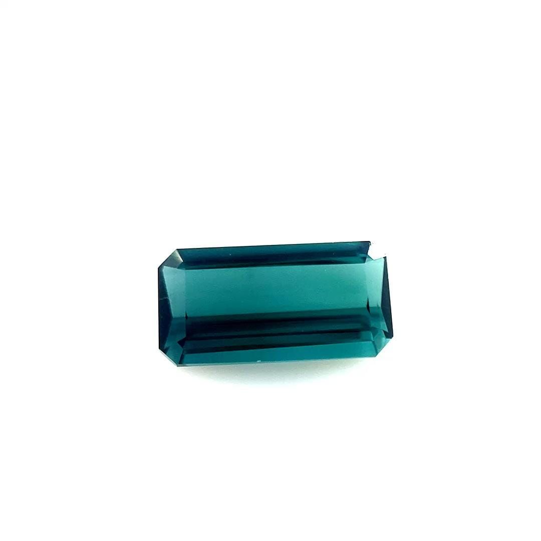 Turmalin 1,56 ct, niebieski, szlif szmaragdowy