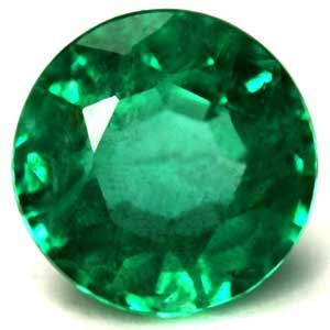 Szmaragd 2,14 ct, zielony, szlif okrągły