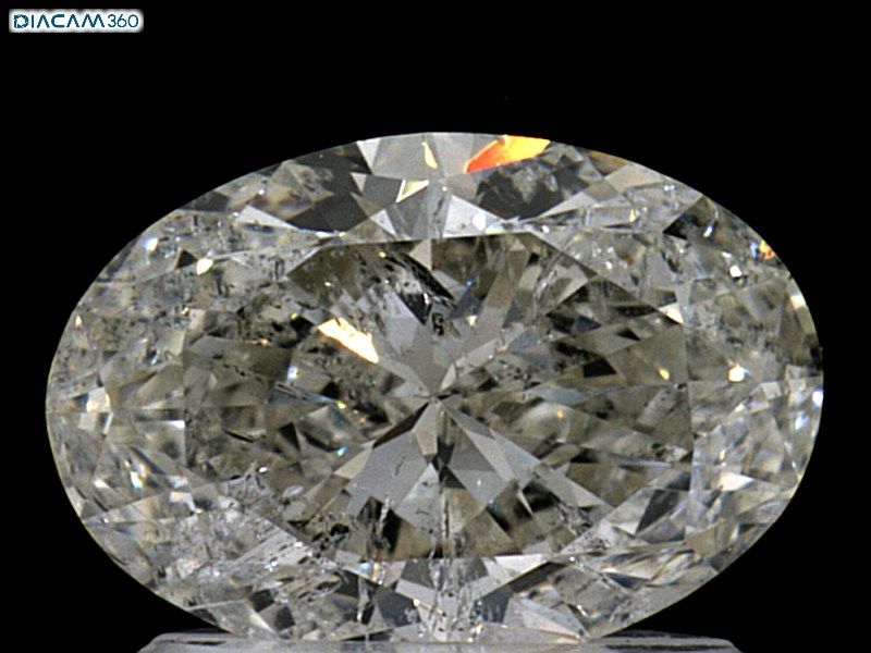 Prírodný diamant oval, I1,...