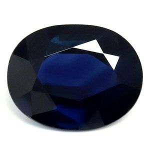 Szafir 1,80 ct, niebieski, szlif owalny