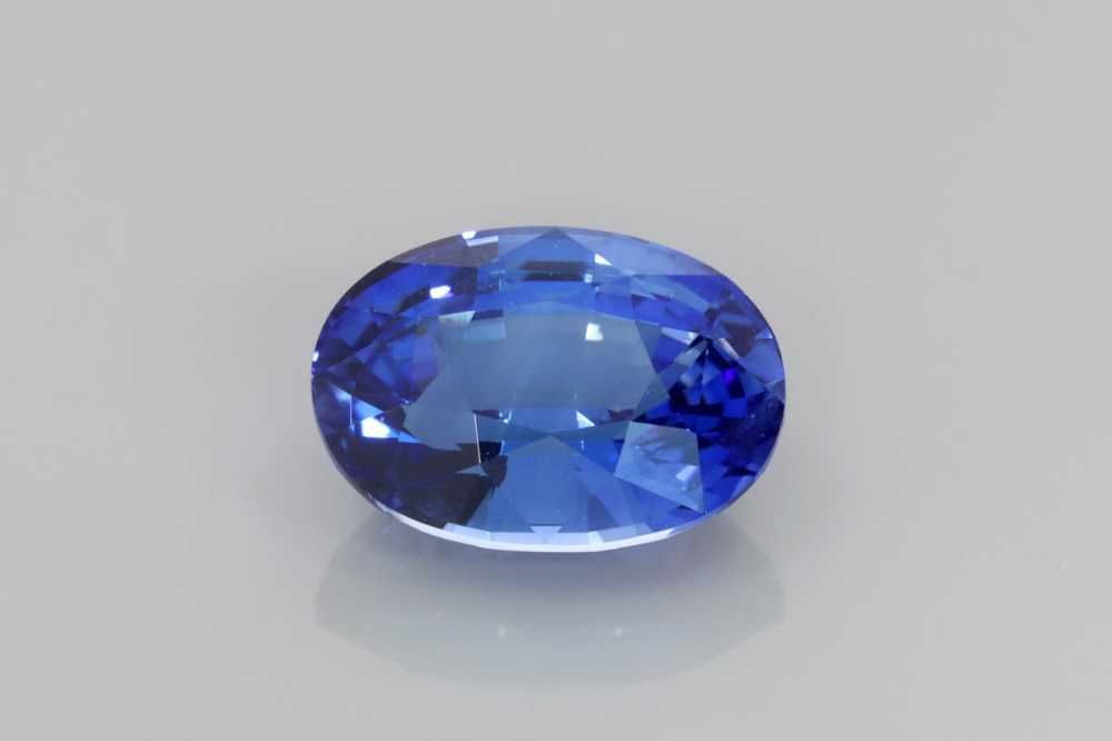2.17 Carat Blue Oval Sapphire