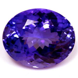 Tanzanit 7,21 ct, niebieski, szlif owalny