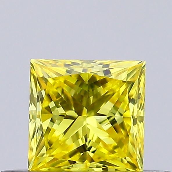 0.29 CT Fancy Vivid Yellow PRINCESS