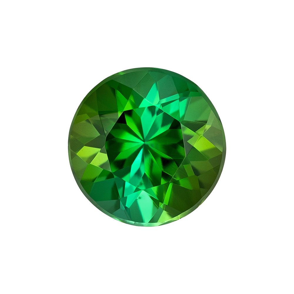 TOURMALINE FACETED 1.14ct GREEN SI BRAZIL HEATED
