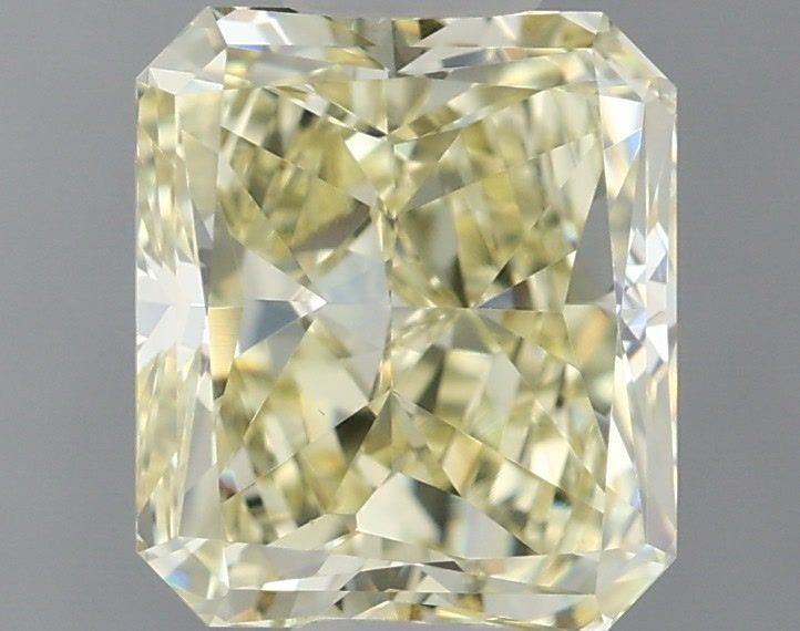 1.5-carat radiant diamond with null color, null cut, and VVS2 clarity.
