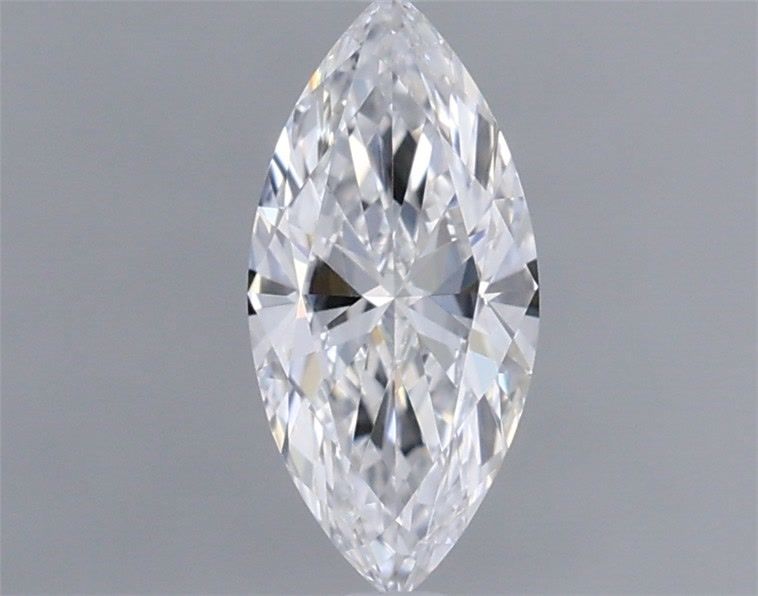 0.36-carat marquise diamond with D color, null cut, and VVS1 clarity.