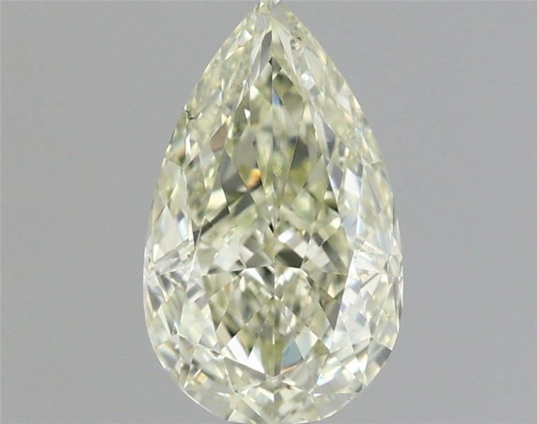 0.75-carat pear diamond with null color, null cut, and VS2 clarity.