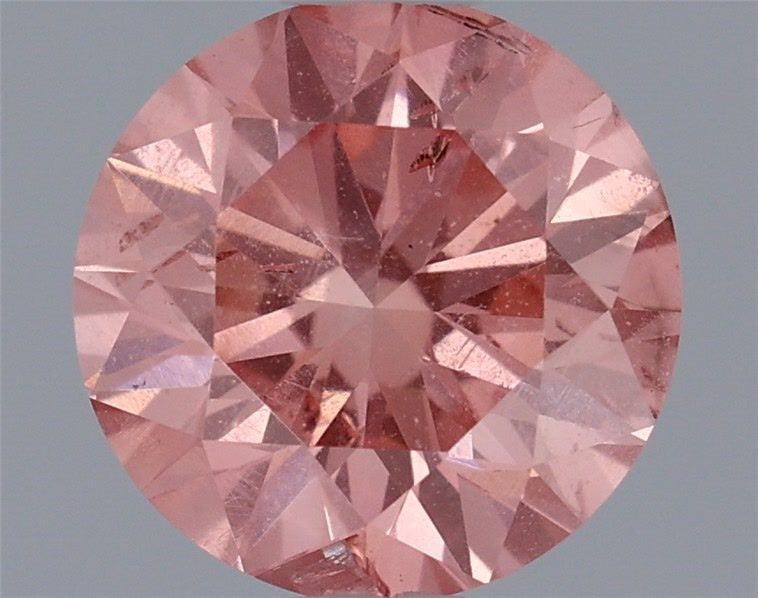 0.79 CT Fancy Vivid Pink ROUND