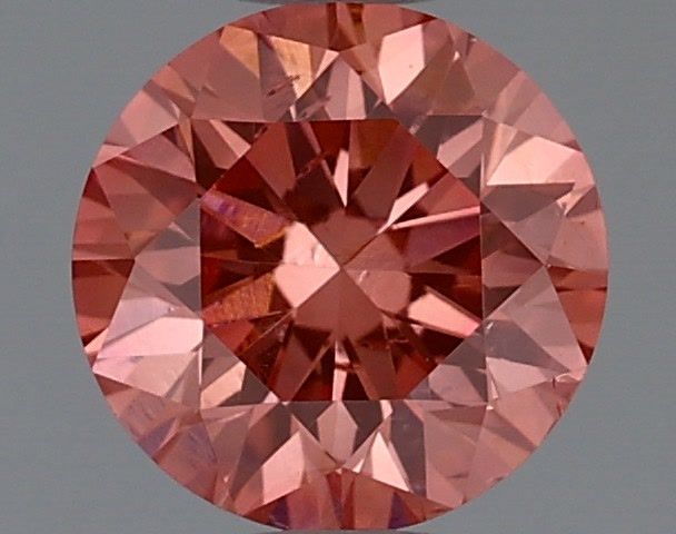 0.61 CT Fancy Vivid Purple Pink ROUND