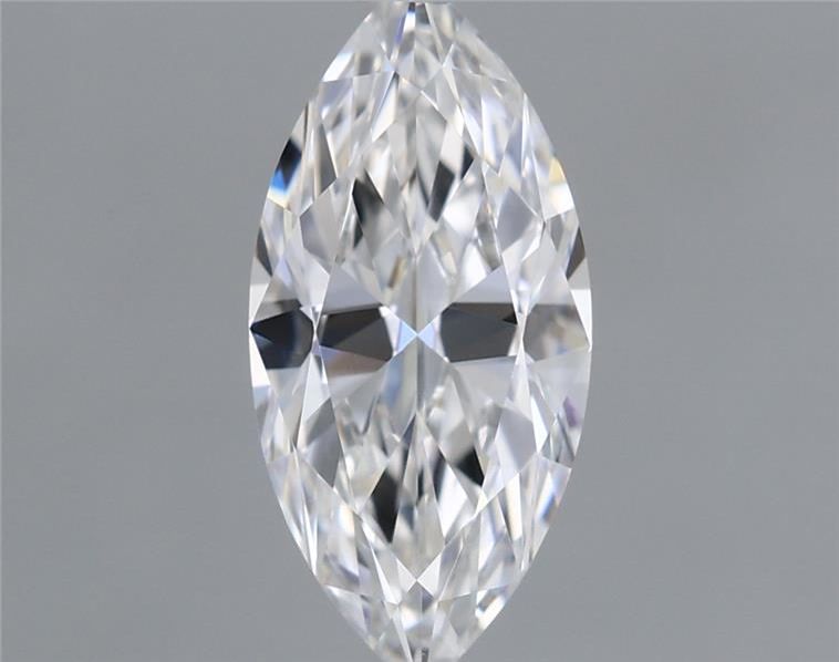 0.52-carat marquise diamond with E color, null cut, and IF clarity.