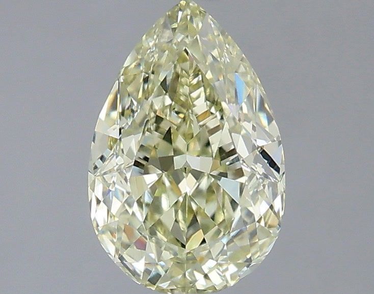 1.5-carat pear diamond with null color, null cut, and VS1 clarity.