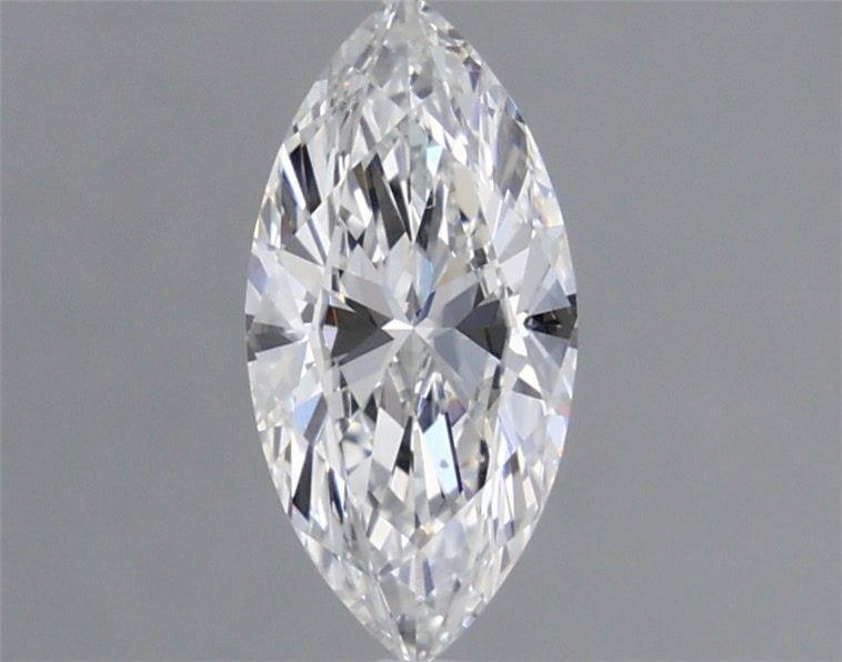 0.5-carat marquise diamond with E color, null cut, and VS2 clarity.