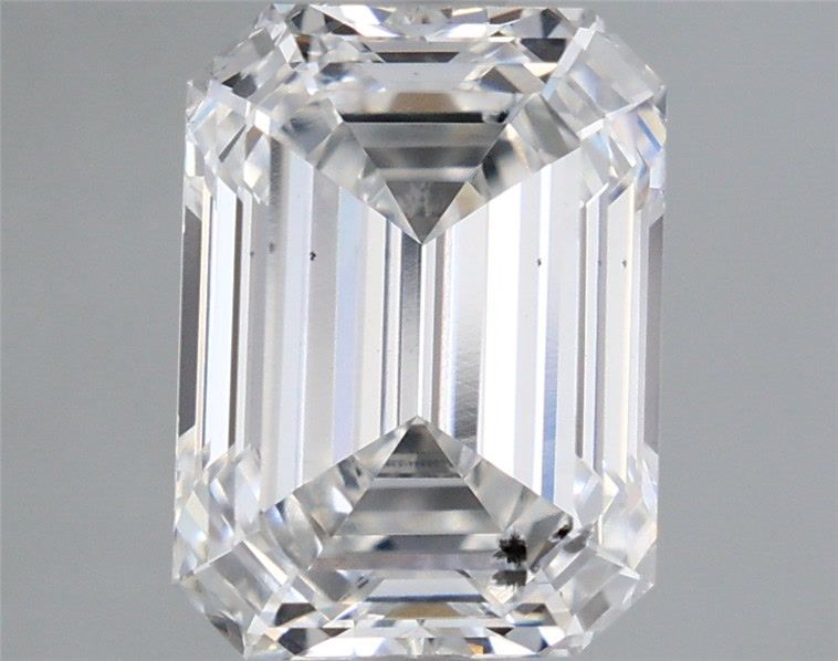 Diamant Émeraude 2.60 ct - Couleur E - Pureté SI2