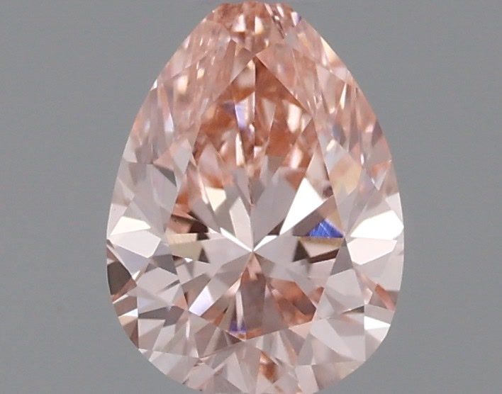 0.26 CT Fancy Intense Pink PEAR