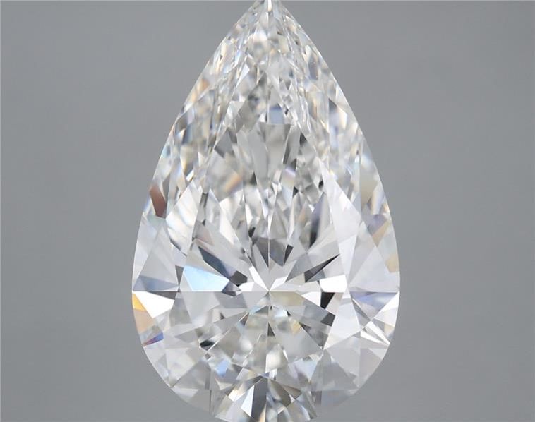 Diamant Poire 5.05 ct - Couleur E - Pureté VVS2