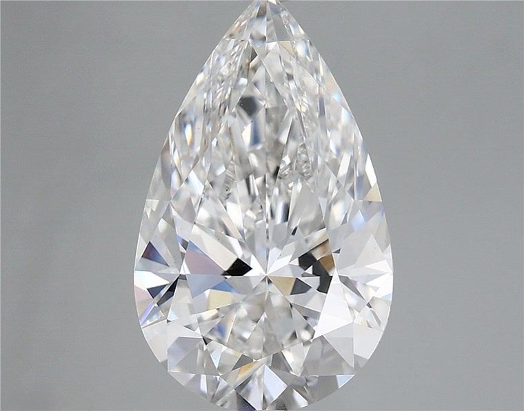 Diamant Poire 5.31 ct - Couleur F - Pureté VS1