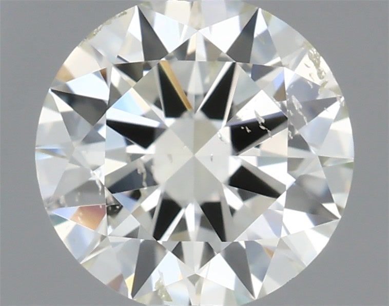 Diamant Rond 0.50 ct - Couleur J - Pureté SI2