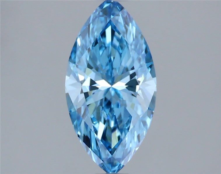 1.09 CT Fancy Vivid Blue MARQUISE