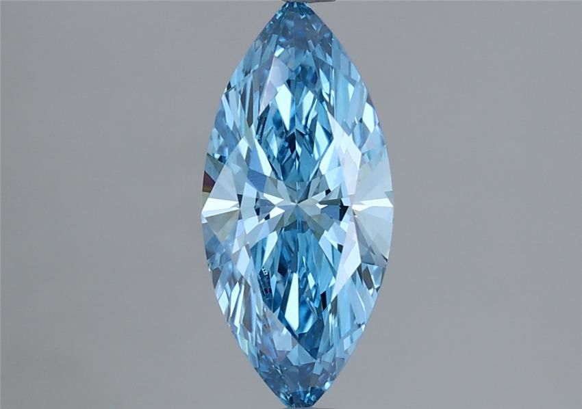 1.01 CT Fancy Vivid Blue MARQUISE