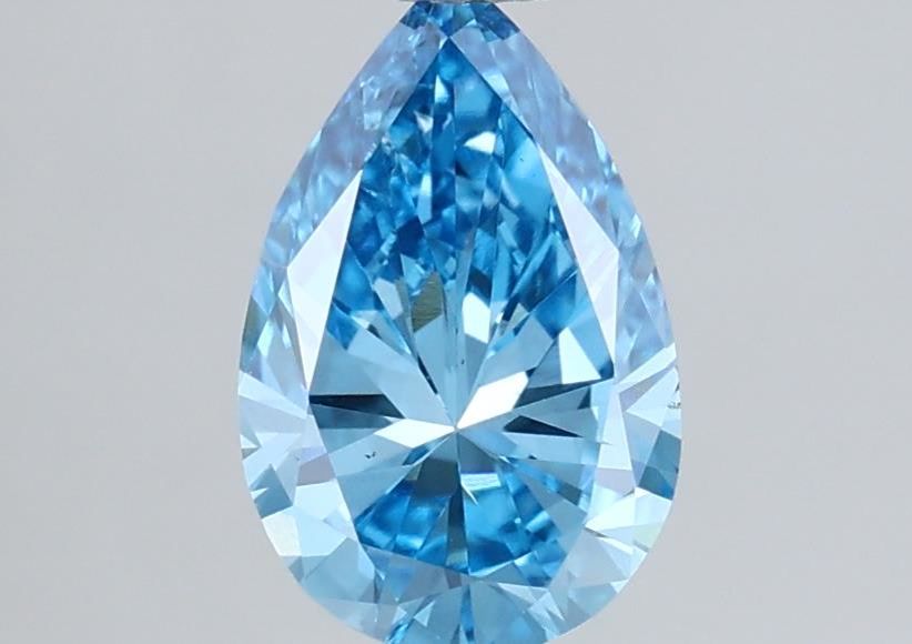 1.0 CT Fancy Vivid Blue PEAR
