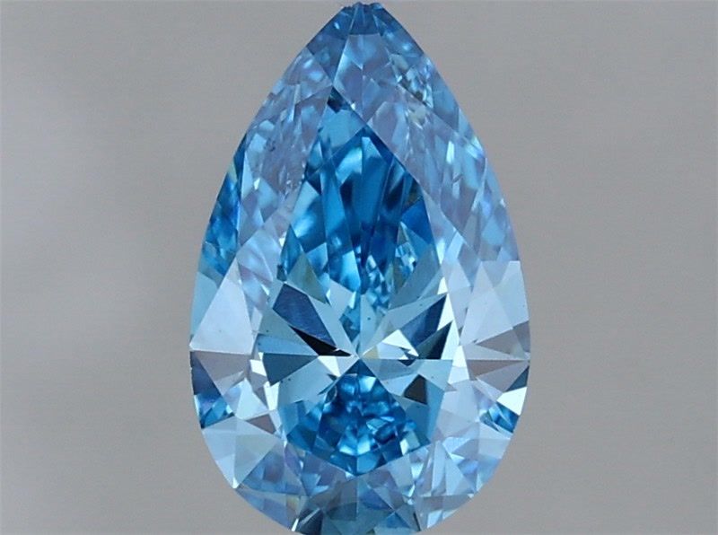 1.01 CT Fancy Vivid Blue PEAR