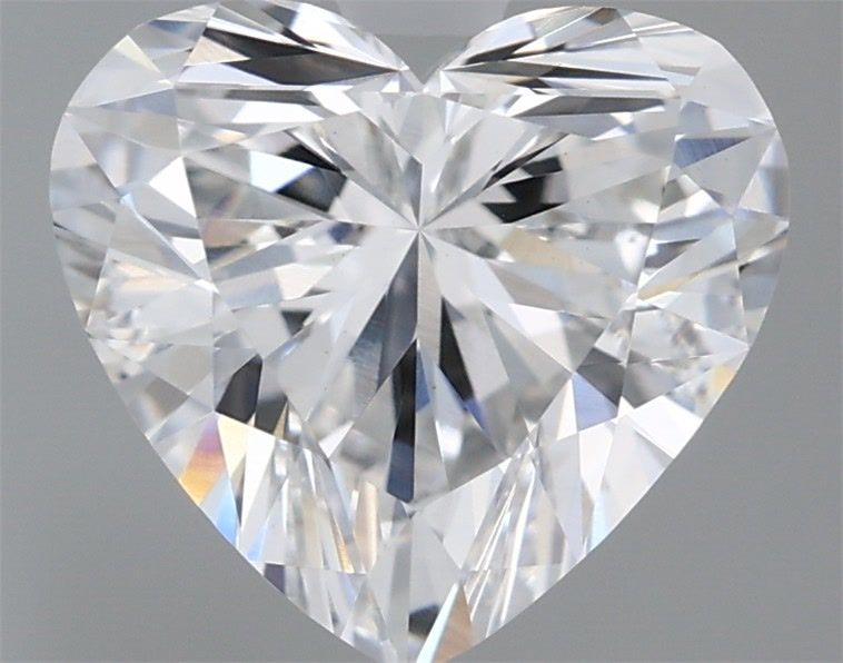 1.58 Carat D VVS2 Heart Lab Diamond