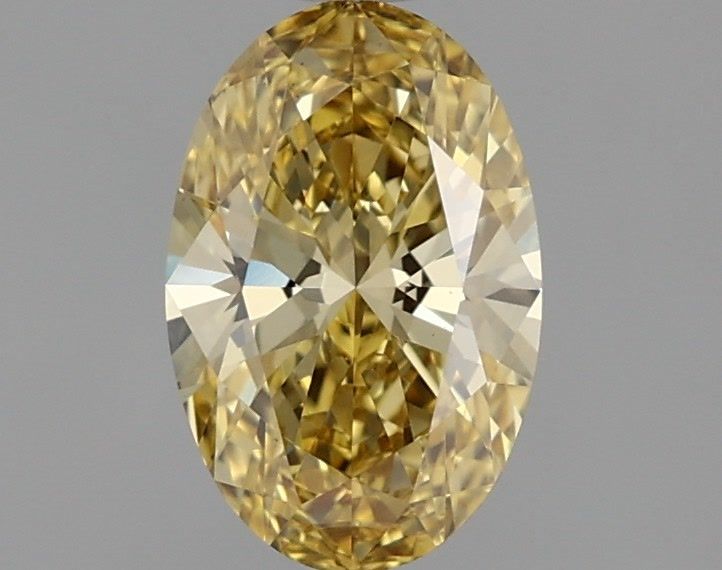 1.02 CT Fancy Intense Yellow OVAL