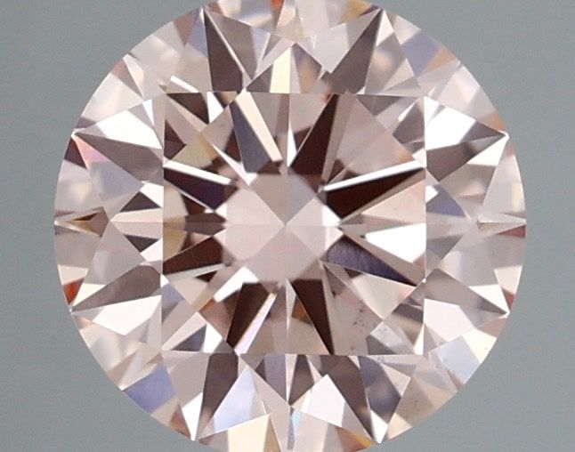 ROUND 1.05ct Fancy Intense Pink VS2 ID EX EX STG