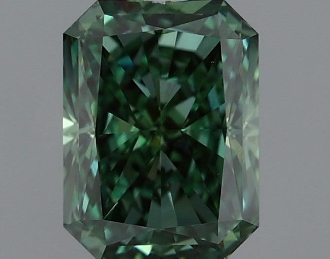 1.06 CT Fancy Vivid Green RADIANT