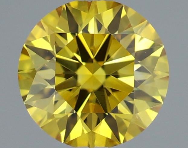 0.5 CT Fancy Vivid Yellow ROUND