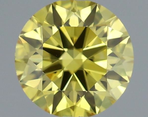 0.45 CT Fancy Vivid Yellow ROUND