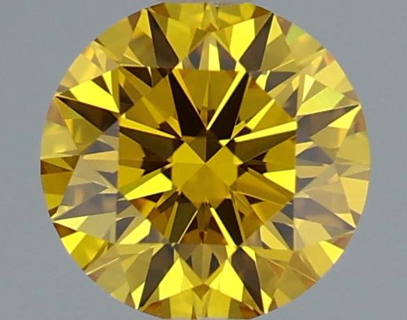 0.43 CT Fancy Vivid Yellow ROUND