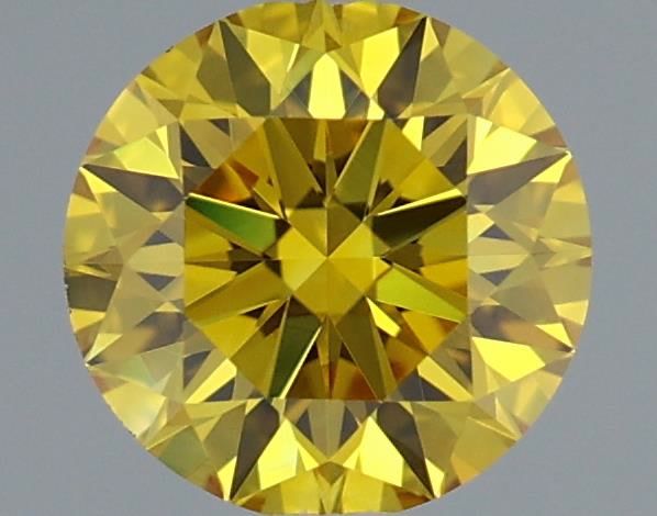 0.45 CT Fancy Vivid Yellow ROUND