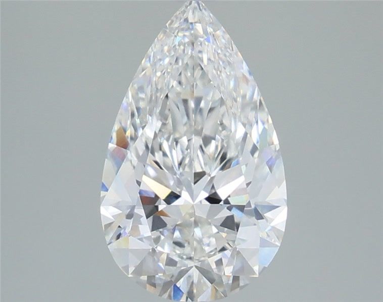 3.06 carat f VVS1 EX Cut IGI pear diamond
