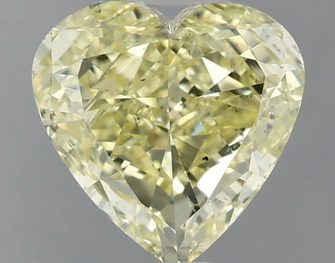 1.02-carat heart diamond with null color, null cut, and SI1 clarity.