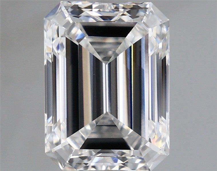 Diamant Émeraude 2.88 ct - Couleur E - Pureté VS1