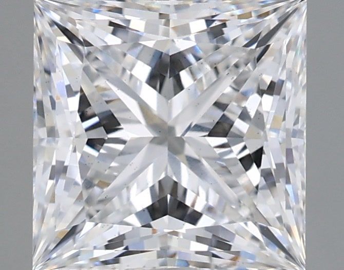 Diamant Princesse 3.03 ct - Couleur E - Pureté VS2