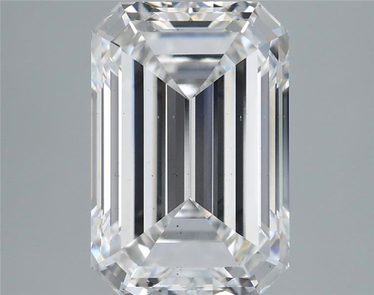 Diamant Émeraude 4.02 ct - Couleur F - Pureté SI1