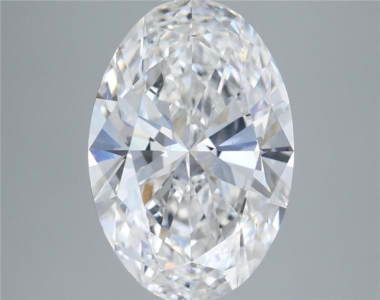 Diamant Ovale 5.02 ct - Couleur E - Pureté VS1