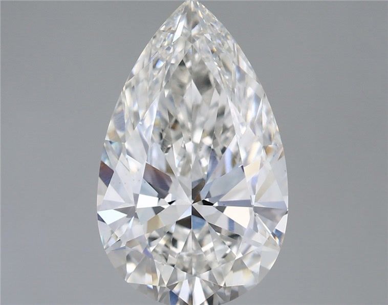 Diamant Poire 4.72 ct - Couleur F - Pureté VS1