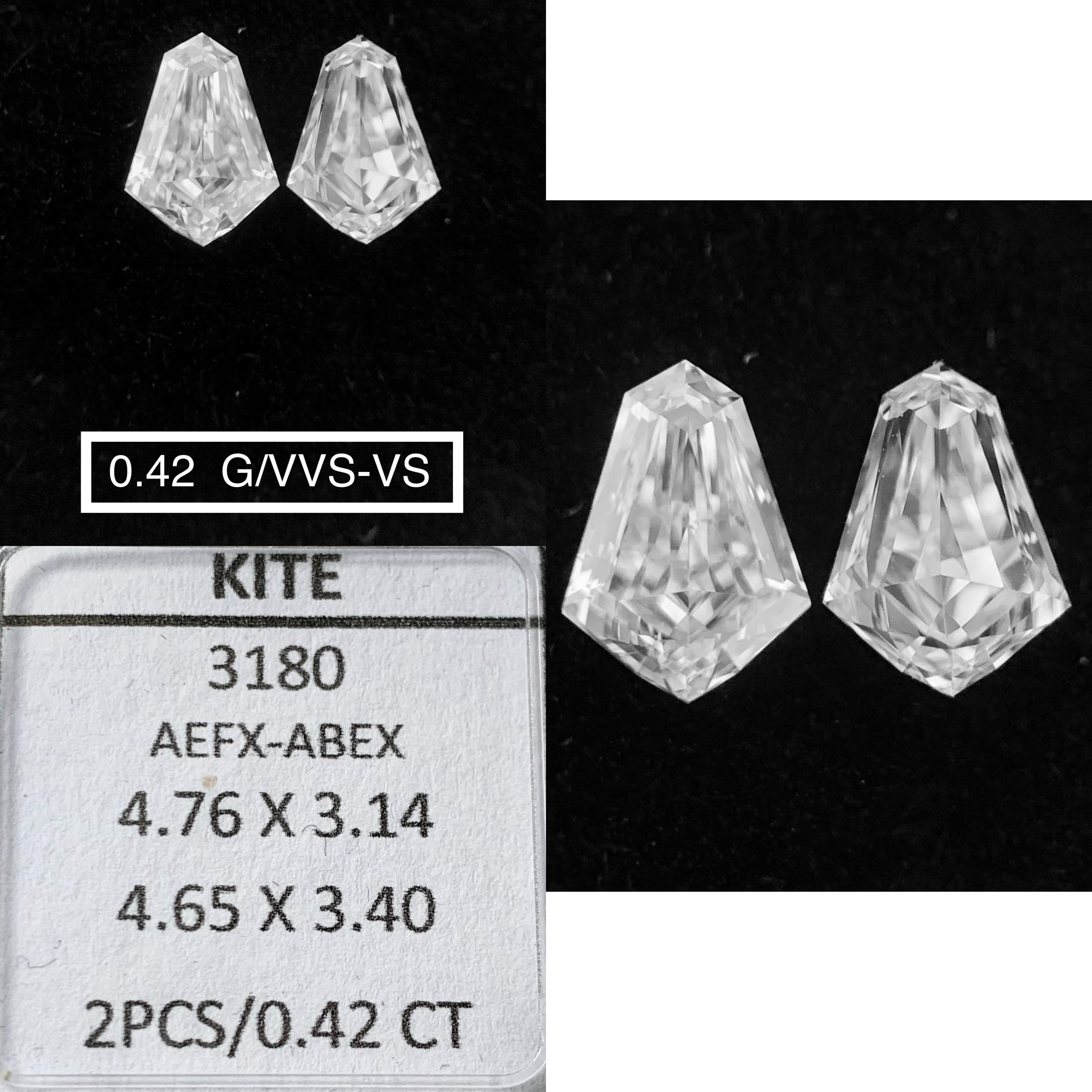 Prírodný diamant kite,...