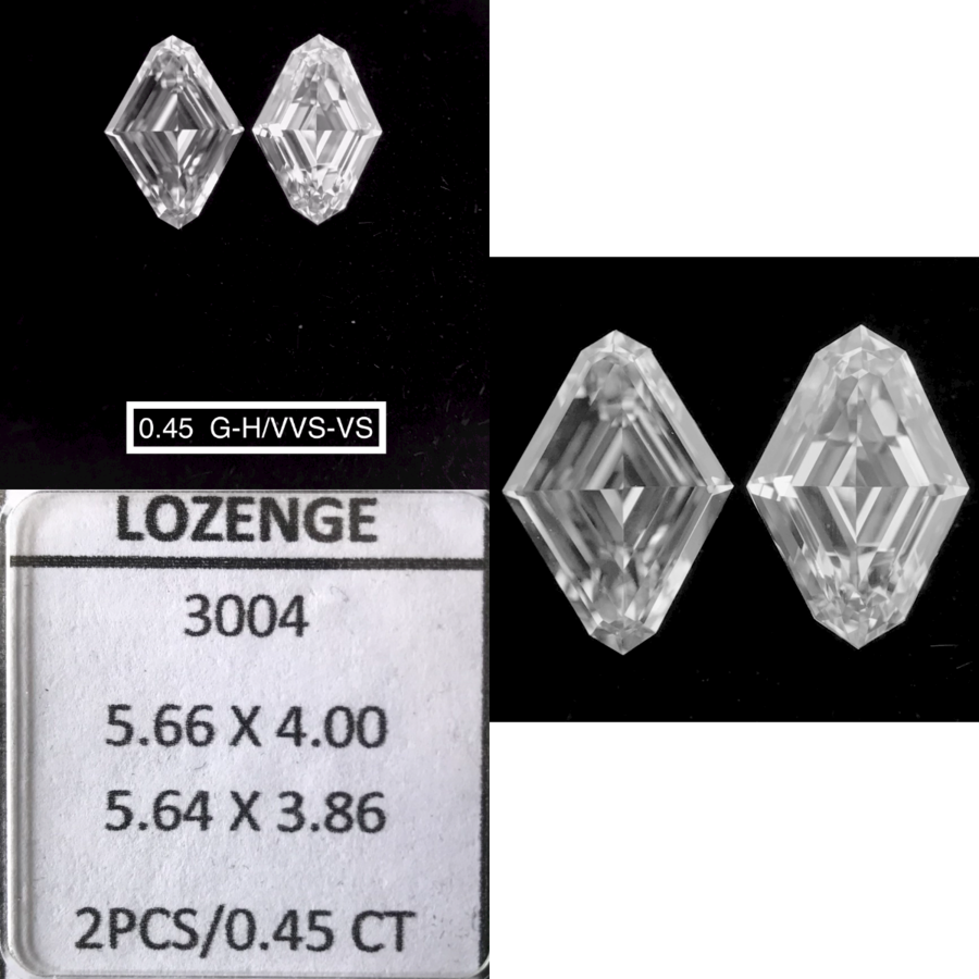 Prírodný diamant lozenge,...